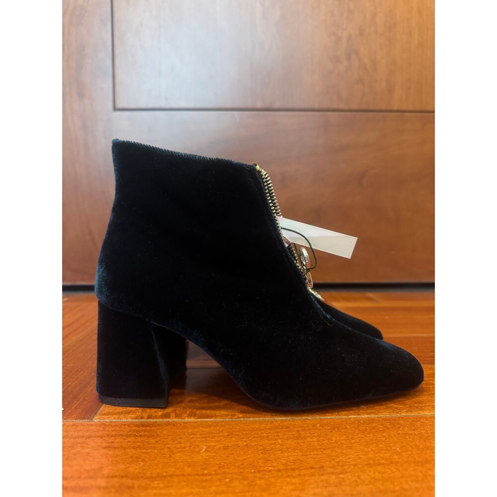 Zara Trafaluc Velvet Ankle Boots Size 35 (US 5) – Interior Lining Peeling